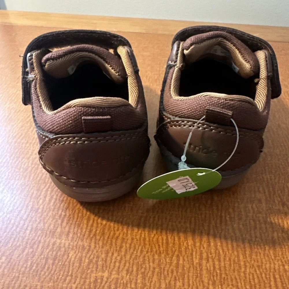 Stride Rite Baby Boys‎ SM Jodie Sneaker, Brown, 3M Infant NEW
